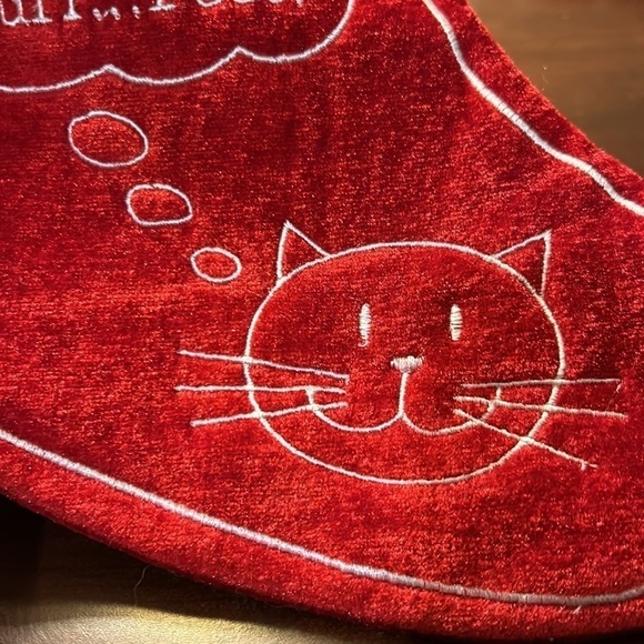 Kitty cat Christmas stocking by plush puppies polyester fiber plush perfect cat - Picture 8 of 9